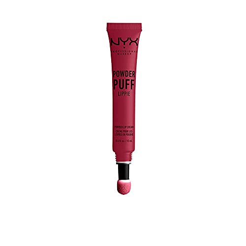 NYX PROFESSIONAL MAKEUP Powder Puff Lippie Lip Cream, Liquid Lipstick - Prank Call (Burgundy) Beauty & Personal Care NYX PROFESSIONAL MAKEUP