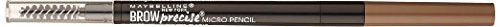 Maybelline Brow Precise Micro Eyebrow Pencil Makeup, Soft Brown, 0.002 oz.