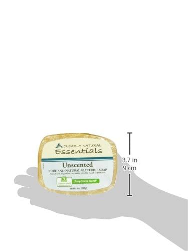 Clearly Naturals Unscented Glycerin Soap (12x4 Oz)12 Beauty & Personal Care Clearly Natural