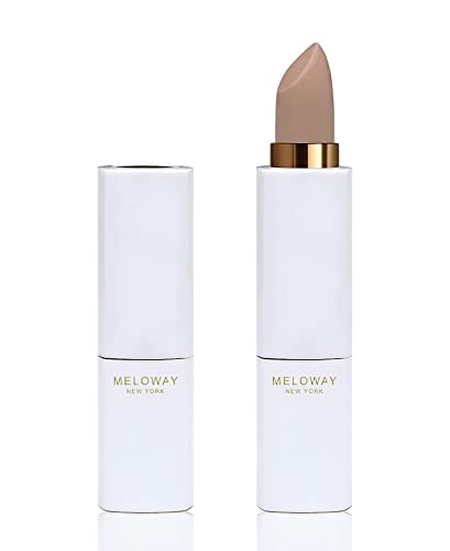 MELOWAY Hi-Rise Hydrating Matte Lipstick | Moisturizing, High-Pigment, Vegan Formula | Long-Lasting, Non-Drying, One-handed Capless Lipstick for Easy Beauty & Personal Care MELOWAY
