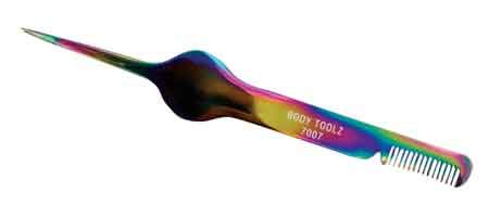 Body Toolz Point Titanium Comb -N- Tweeze Beauty and Personal Care Body Toolz
