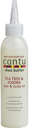 Cantu Shea Butter Tea Tree & Jojoba Hair & Scalp Oil, 6 Fluid Ounce Beauty & Personal Care Cantu