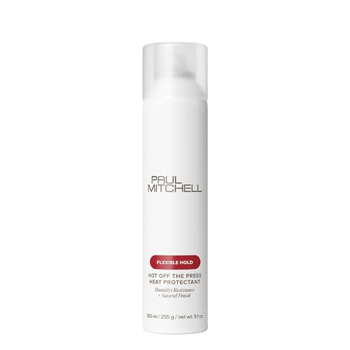Paul Mitchell Hot Off The Press Heat Protectant, Humidity Resistance, Flexible Hold + Natural Finish, For All Hair Types, 9.1 oz Beauty & Personal Care Paul Mitchell