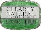 Clearly Natural Soap Bar Glyc Aloe Vera Beauty & Personal Care Clearly Natural