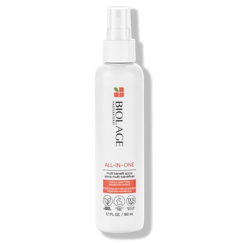 Biolage All-In-One Coconut Infusion | Multi-Benefit Treatment Spray For All Hair Needs | With Coconut | For All Hair Types | Sulfate & Paraben-Free | Beauty & Personal Care Biolage