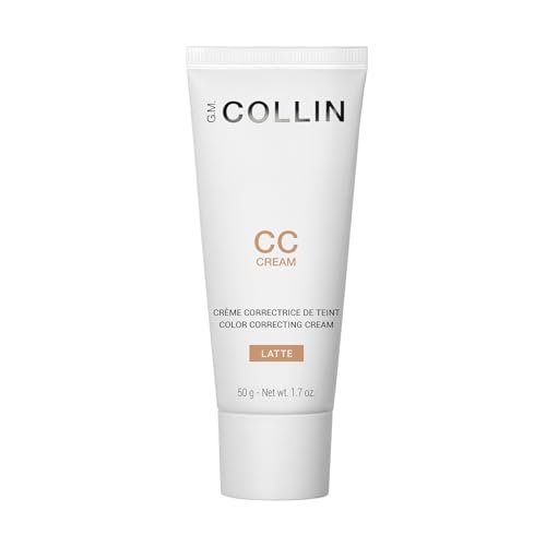 G.M. COLLIN CC Cream (Latte) | Tinted Face Moisturizer | Color Correcting Skin Care with Hydrating Hyaluronic Acid Beauty & Personal Care G.M. COLLIN