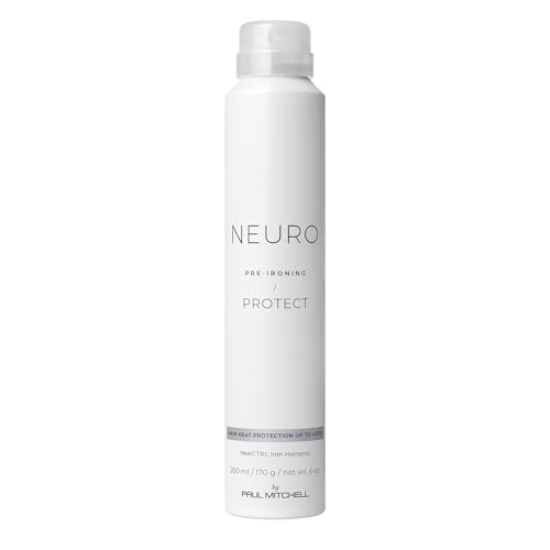 Neuro by Paul Mitchell Protect HeatCTRL Iron Hairspray, Perfect Prep + Finish For Heat Styling, For All Hair Types, 6 oz Beauty & Personal Care Neuro
