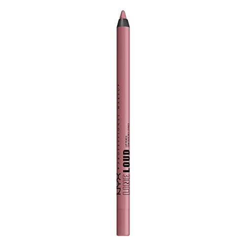 NYX PROFESSIONAL MAKEUP Line Loud Lip Liner, Longwear and Pigmented Lip Pencil with Jojoba Oil & Vitamin E - Fierce Flirt (Light Mauve Pink) Beauty & Personal Care NYX PROFESSIONAL MAKEUP