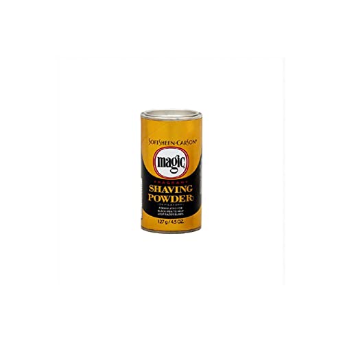 Razorless Shaving for Men by SoftSheen-Carson Magic Shaving Powder with Fragrance, For Coarse Textured Beards, Formulated for Black Men, Depilatory Beauty and Personal Care SoftSheen