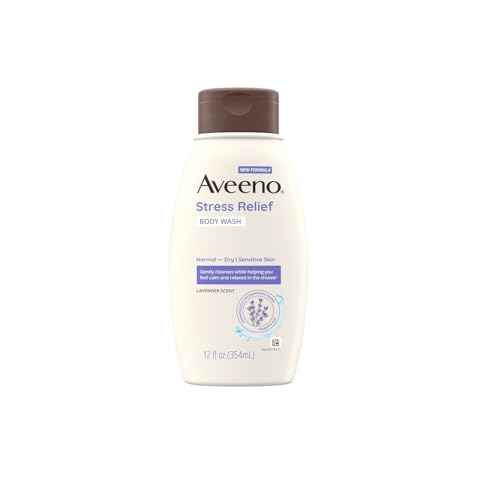 AVEENO Active Naturals Body Wash, Stress Relief 12 oz (Pack of 4) Beauty & Personal Care Aveeno