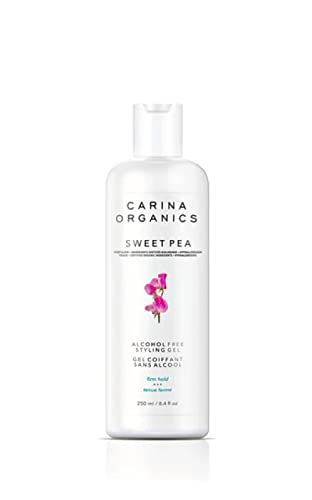 YBW Carina Organics Sweet Pea Alcohol Free Styling Gel Firm Hold - 250ml / 8.4 fl oz Beauty & Personal Care Carina Organics