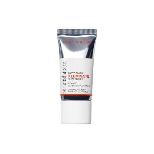 Smashbox Photo Finish Illuminate Glow Makeup Primer | Breathable, Strengthening Silky Barrier Primer For Glowy Skin | Silkscreen Complex, Vitamin C + Beauty & Personal Care Smashbox