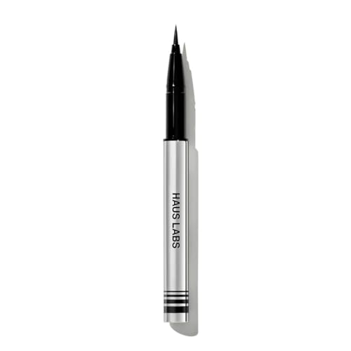 HAUS LABS BY LADY GAGA Clear Cut Waterproof Liquid Eyeliner Black Onyx (Matte Black) + Complimentary Sheet Face Masque