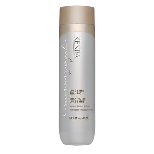 Kenra Platinum Luxe Shine Shampoo | High Shine | Smoothing Shampoo for Frizzy Hair | For Dull Hair | Sulfate Free | Color Safe 8.5oz