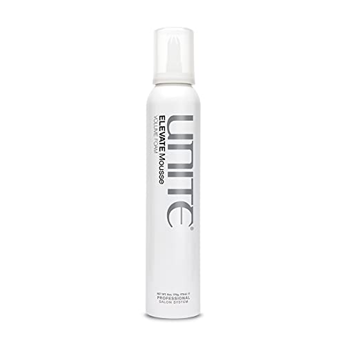 UNITE Hair - ELEVATE Mousse - Frizz-Free Volume, Hold, & Shine for All Hair Types - UV & Thermal Protection - 6 oz Beauty & Personal Care UNITE