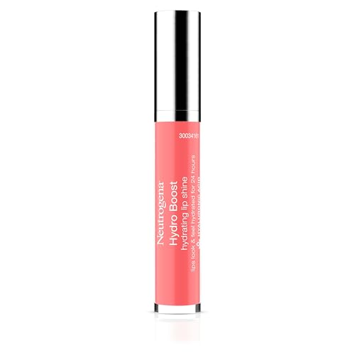 Neutrogena Hydro Boost Hydrating Lip Shine, 30 Flushed Coral Color 0.10 Oz Beauty & Personal Care Neutrogena