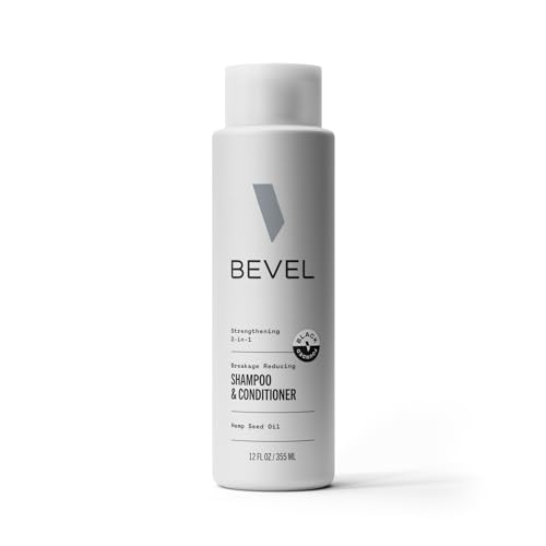 Bevel 2-n-1 Shampoo and Conditioner for Men with Hemp Seed Oil and Biotin