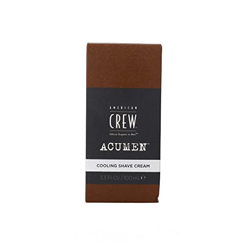 American Crew Cooling Shave Cream for Men, Formulated with Bisabolol for Smooth, Fresh Skin, 3.3 Fl Oz Beauty & Personal Care AMERICAN CREW