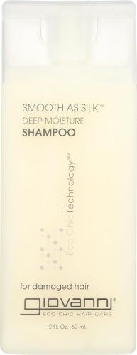 GIOVANNI Eco Chic Smooth as Silk Deep Moisture Shampoo, Detangles, 2 Fl Oz