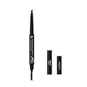 Absolute New York Perfect Eyebrow Pencil Dual-Ended To Shape, Fill, and Define Eyebrows (MEBP01 Black Hard) Beauty & Personal Care Absolute New York