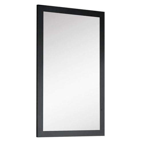 MIRROR 22' WIDE - BLACK HIGH GLOSS Beauty & Personal Care Fine Fixtures