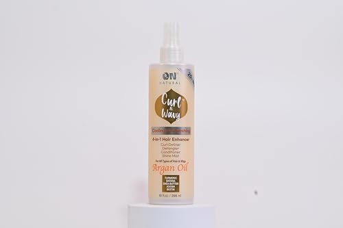 On Natural On Curl & Wavy Curl Defining Conditioner & Detangler, Argan Tree (10 oz) Beauty & Personal Care On Natural