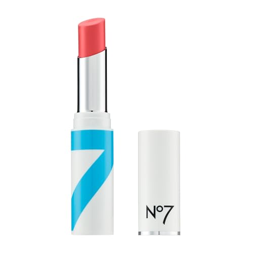 No7 HydraLuminous Lip Balm - Coral - Tinted Lip Balm with Hydrating Hyaluronic Acid - Lip Moisturizer with Sheer Color for Subtle Shine & Balmy Finish Beauty and Personal Care No7