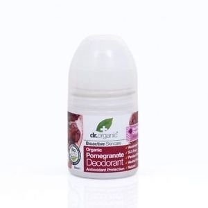 2 X 50ml Dr Organic Organic Pomegranate Roll on Deodorant/Bioactive Skincare Good Quality Fast Shipping Beauty and Personal Care Dr. Organic
