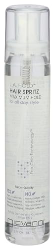 GIOVANNI L.A. Hold Hair Spritz - Maximum Styling Spray, Lightweight, Lauryl & Laureth Sulfate Free - 5 oz Beauty & Personal Care GIOVANNI