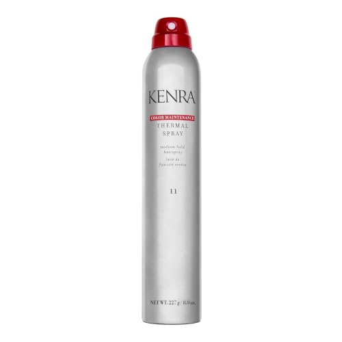 Kenra Professional Color Maintenance Thermal Spray 11 | Color Protection Hairspray | All Hair Types | 8 oz (Pack of 1)