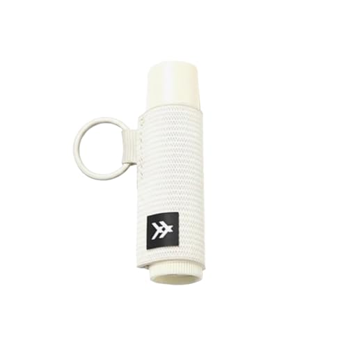 Thread Wallets Elastic Chapstick and Lip Gloss Holder Keychain (Off-white) Beauty & Personal Care Thread Wallets