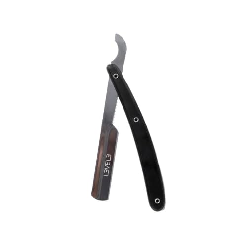 L3 - Level 3 Turkish Razor - Rust Free Straight Edge Razor (Black) Beauty and Personal Care L3