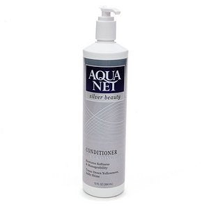 Aqua Net Silver Beauty Conditioner for Graying Hair 13oz Pump Bottle (1/ea) Beauty & Personal Care Aqua Net