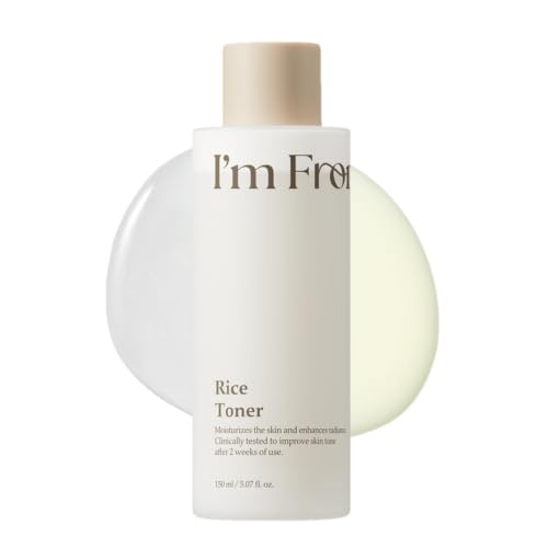 I'm From Rice Toner, Korea Glow Milky Rice Toner, niacinamide, Glass&Dewy, Hydration, Calming, All Skin Types, Korean Skin Care 5.07fl.oz Beauty and Personal Care I'm from Default Title