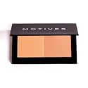 Motives® Bronzing Duo - Dual-Tone Matte & Shimmer Bronzer for Contour & Glow | Lightweight, Blendable, Long-Lasting Formula | Sun-Kissed, Natural Beauty & Personal Care Motives