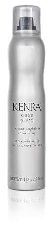 Kenra Professional Shine Spray | Instant Weightless Shine Hairspray | Tames Frizz & Flyaways | Enhances Color Vibrancy | Lightweight, No Hold | All Beauty & Personal Care Kenra