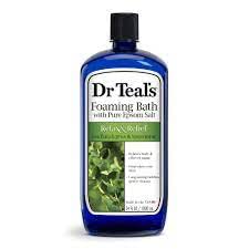 Dr. Teals Eucalyptus & Spearmint Foaming Bath Gift Set (2 Pack, 68oz Total) - Essential Oils with Pure Epsom Salt Nourish & Hydrate Skin - Relax Beauty and Personal Care Dr Teal's