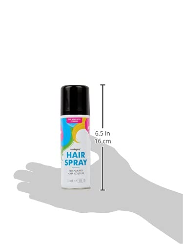 Neon Black Temporary Hair Spray (4.5 fl. oz) 1 Count - Easy-to-Use Colorful Hair Styling for Festivals, Parties, and Events Beauty & Personal Care Unique