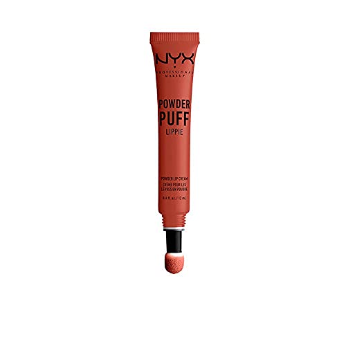 NYX PROFESSIONAL MAKEUP Powder Puff Lippie Lip Cream, Liquid Lipstick - Teacher's Pet (Orange Brown) Beauty & Personal Care NYX PROFESSIONAL MAKEUP