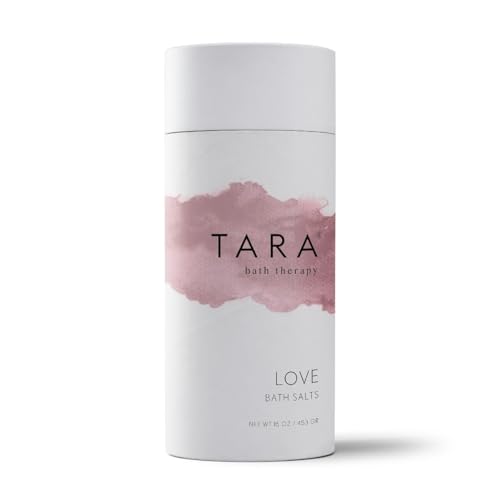 TARA Spa Therapy Love Bath Salts - Heart-Opening Aromatherapy Soak with Rose & Palmarosa, 100% Pure Essential Oils, 16 oz Beauty and Personal Care TARA