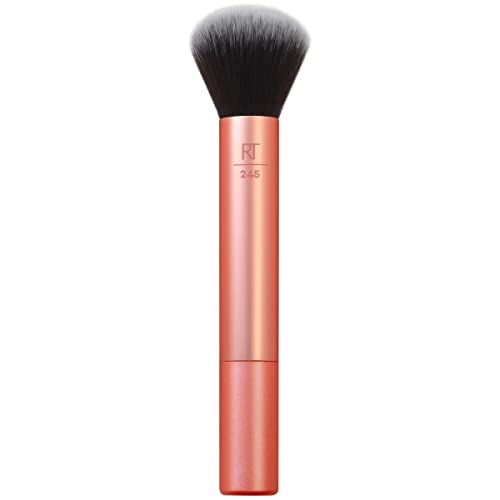 Real Techniques Everything Face Makeup Brush, Flawless Finish, Streak Free Makeup Application, For Foundation, & Powder Makeup Application, Fluffy Beauty & Personal Care Real Techniques