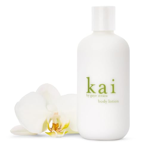 kai body lotion - a nourishing shea butter body lotion scented with fresh & light gardenia wrapped in white exotics, 8 oz | supple, glowing skin Beauty & Personal Care kai