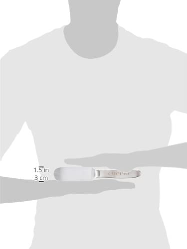 Cuccio Naturale Reusable Stainless Steel Pedicure File Kit - Includes 15 Black 80 Grit and 15 White 180 Grit Disposable Abrasive Refills - 100% Beauty & Personal Care Cuccio
