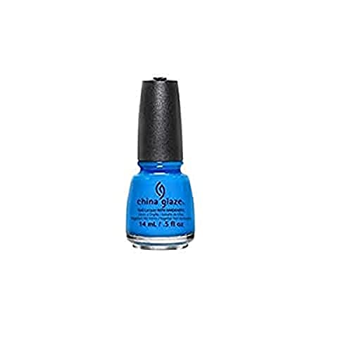 China Glaze Nail Polish, DJ Blue My Mind, 1400