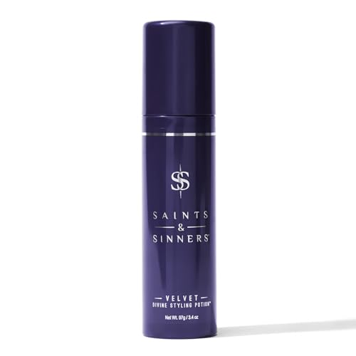 Saints & Sinners Award Winning Velvet Divine Hair Styling Potion, Thermal Protectant, Shine & Defrizzes Hair, Moisturizing Anti-Frizz Hair Cream Beauty & Personal Care Saints & Sinners