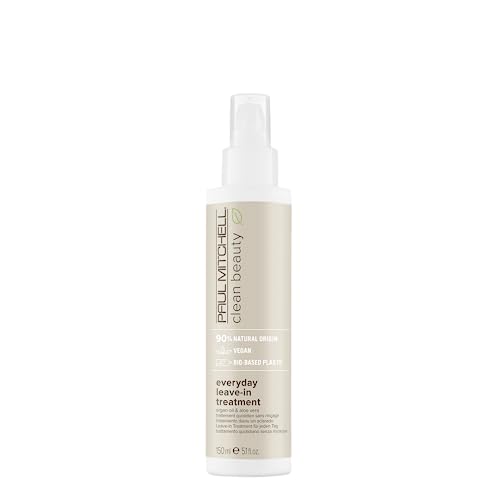 Paul Mitchell Clean Beauty Everyday Leave-In Treatment, Leave-In Conditioner, Delivers Hydration, For All Hair Types, 5.1 fl. oz Beauty & Personal Care Paul Mitchell
