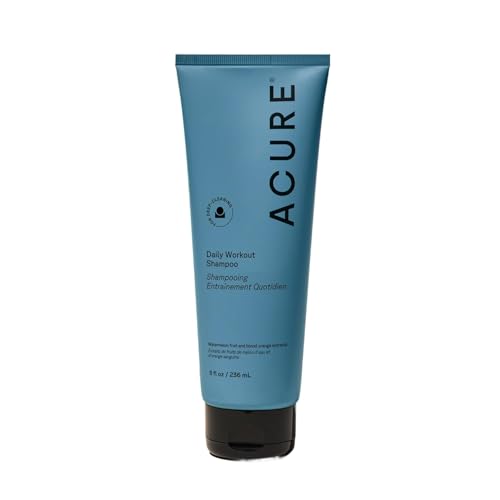 Acure Daily Workout Watermelon Shampoo - Lightweight Hydrating & Clarifying Shampoo for Women & Men w/ Oily, Damaged Hair & Dry Scalp, Color Safe Beauty & Personal Care Acure