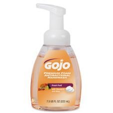 GO-JO INDUSTRIES, Premium Foam Antibacterial Hand Wash, Fresh Fruit Scent, 7.5oz Pump Beauty & Personal Care MarvelsAura