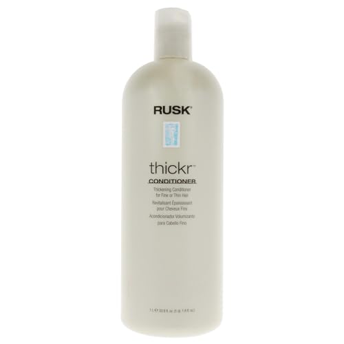 RUSK Designer Collection Thicker Thickening Conditioner for Fine or Thin Hair, Daily-Use to Strengthen and Repair, Gives Full-Bodied Appearance, 33.8 Beauty & Personal Care RUSK