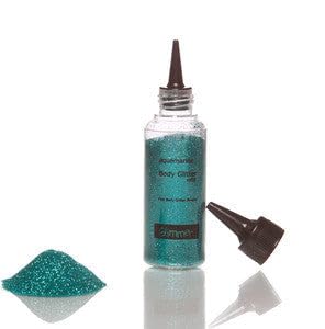 GLIMMER Body Art Aquamarine Body Glitter Refill, 1.5 oz, Squeezable Bottle with Precision Tip Beauty & Personal Care Glimmer Body Art